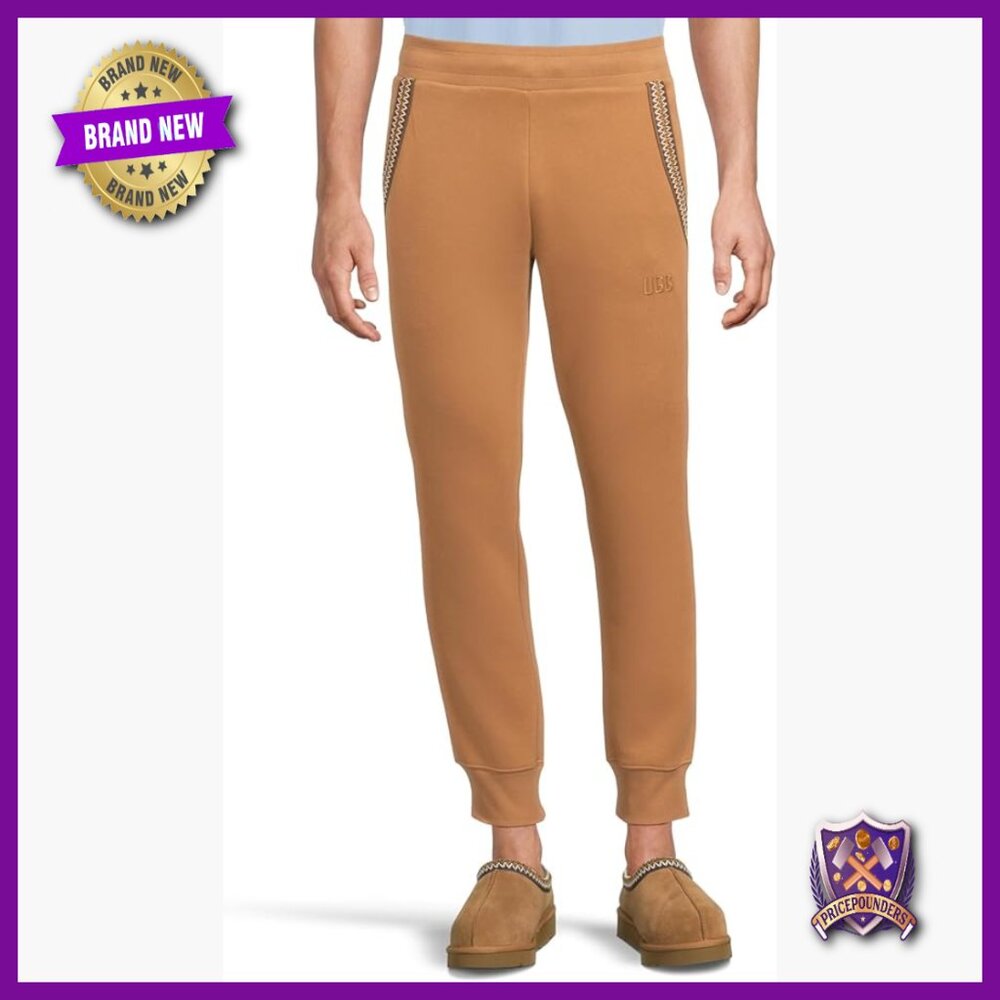 Men's Cotton Blend Joggers with Adjustable Drawstring Waist, 28" Inseam